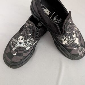 Vans Kids Black Slip-On Shoes